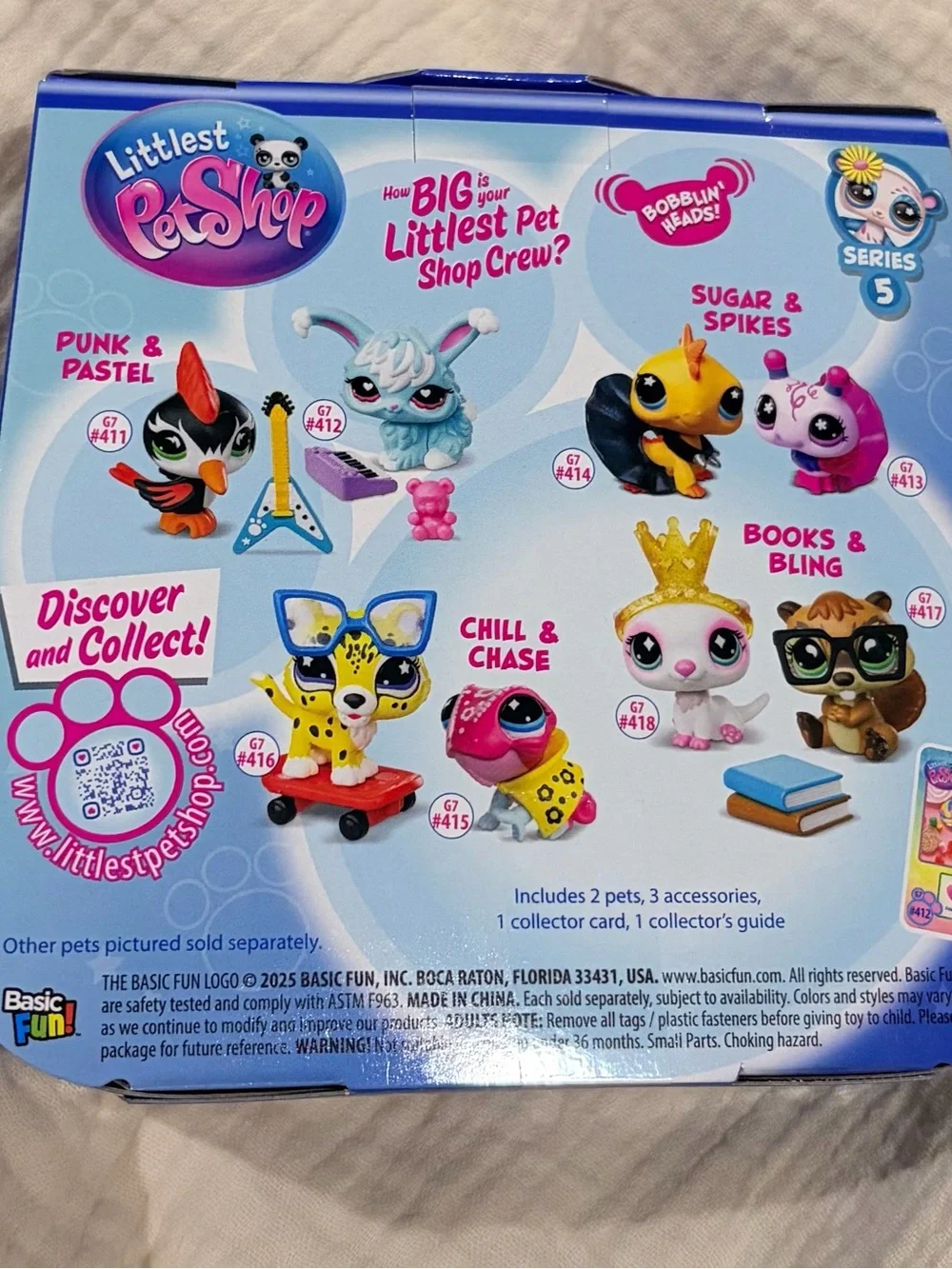 Littlest Pet Shop, Series 5, Pet Pairs Sets- Opposites Attract
